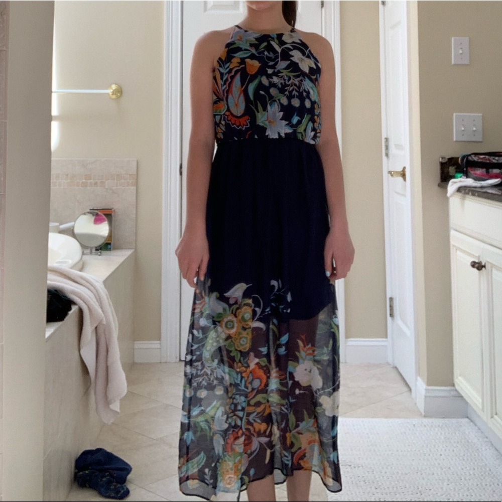 Floral light and flowy summer dress
